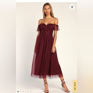 Lulus romantic tulle dress